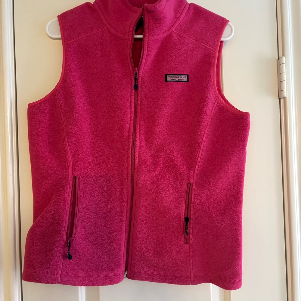 Vineyard Vines' Hot Pink Fleece Vest
